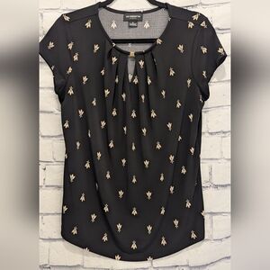 Liz Claiborne Black Career Blouse Women's Size Medium